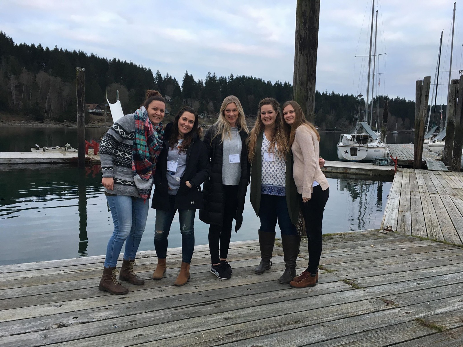 Camp Homewood - Women's Weekend - Friends on the dock